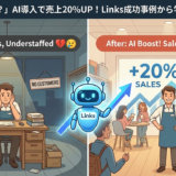 📈 「まさかウチが？」AI導入で売上20%UP！Links成功事例から学ぶ、逆転集客術
