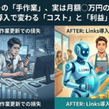 💰 その「手作業」、実は月額◯万円の損？Links導入で変わる「コスト」と「利益」の極意