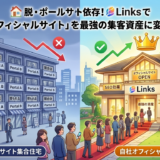 🏠 脱・ポータルサイト依存！Linksで「自社オフィシャルサイト」を最強の集客資産に変える方法